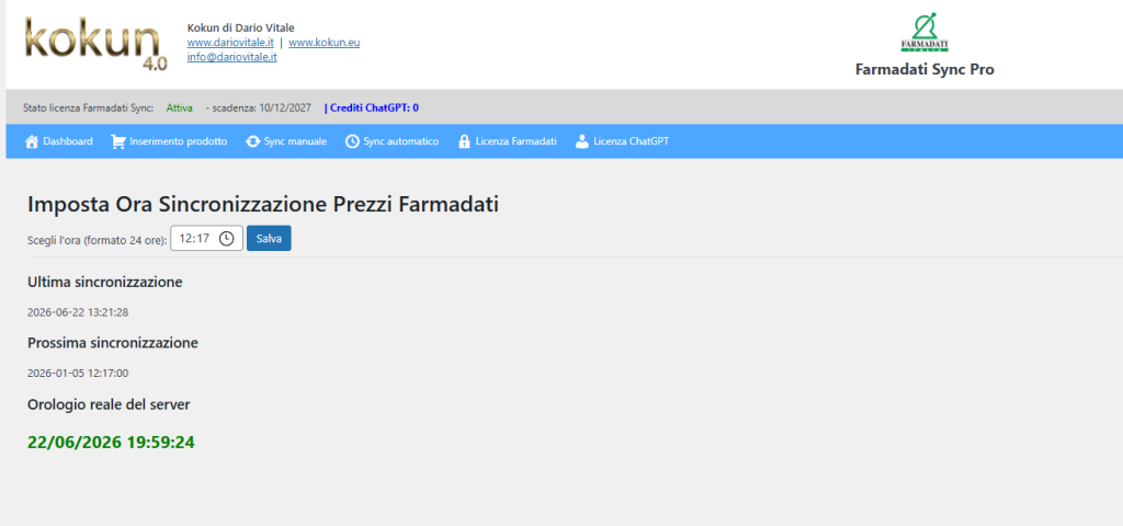 Farmadati sync pro